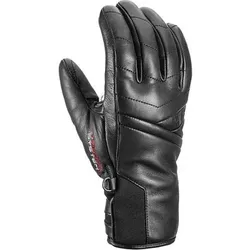 LEKI Damen Fingerhandschuhe Da Snowfox 3D Elite Women, Größe 6.5 in Schwarz Schwarz