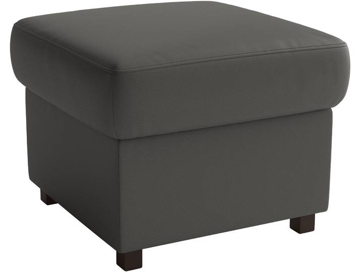 Polsterhocker SIT & MORE Montego , grau (anthrazit), B:58cm H:46cm T:58cm, Hocker, Polsterhocker
