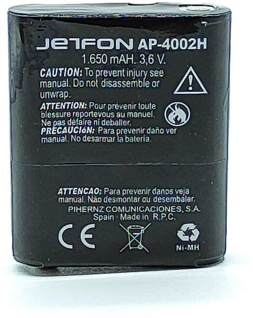 Batterie Jetfon 1 650mAh pour Motorola T82 Batterie puissante pour talkies-walkies Motorola.