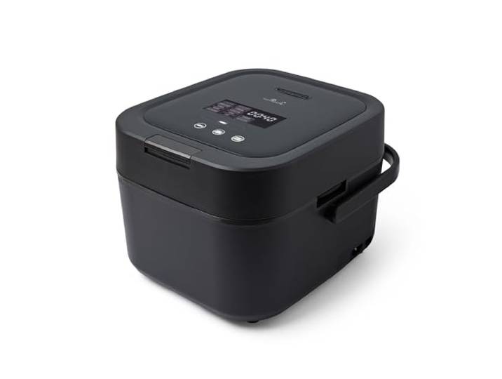Yum Asia Hotaru Reiskocher mit UMAI Induktionsheizung (IH) und Keramikschüssel (3 Tassen, 0,54 Liter), 7 Reiskochfunktionen, 5 Multikocherfunktionen, LED-Display, 220-240V EU-Stecker (Schiefergrau)