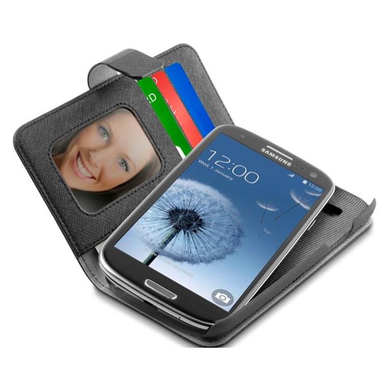 Cellularline WalletUnique flip case for Galaxy S3 (Samsung Galaxy S III) (8018080222672)