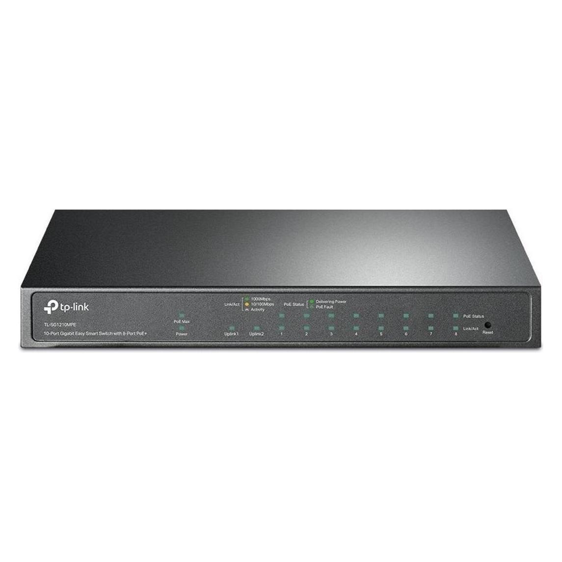 TP-Link TL-SG1210MPE - Gigabit Easy Smart PoE-Switch (10 Ports) (TL-SG1210MPE)