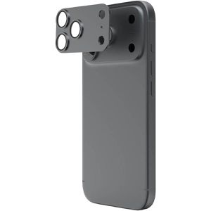 Hama Kamera-Schutz Cam Protect Pro grau/transparent, 1 Stück, Hartglas & Aluminium, Vollschutz-Abdeckung, für iPhone 18 Pro