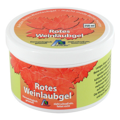 Avitale GmbH ROTES WEINLAUB Gel 250 ml 00006511