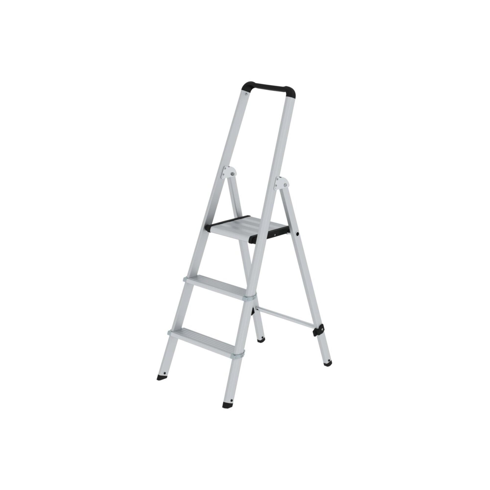 MUNK Aluminium-Stufenstehleiter ML einseitig begehbaru (011253)
