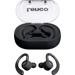 Lenco EPB-460BK In Ear Headset Bluetooth® Schwarz Headset, Ohrbügel, Schweißresistent Sport A004179