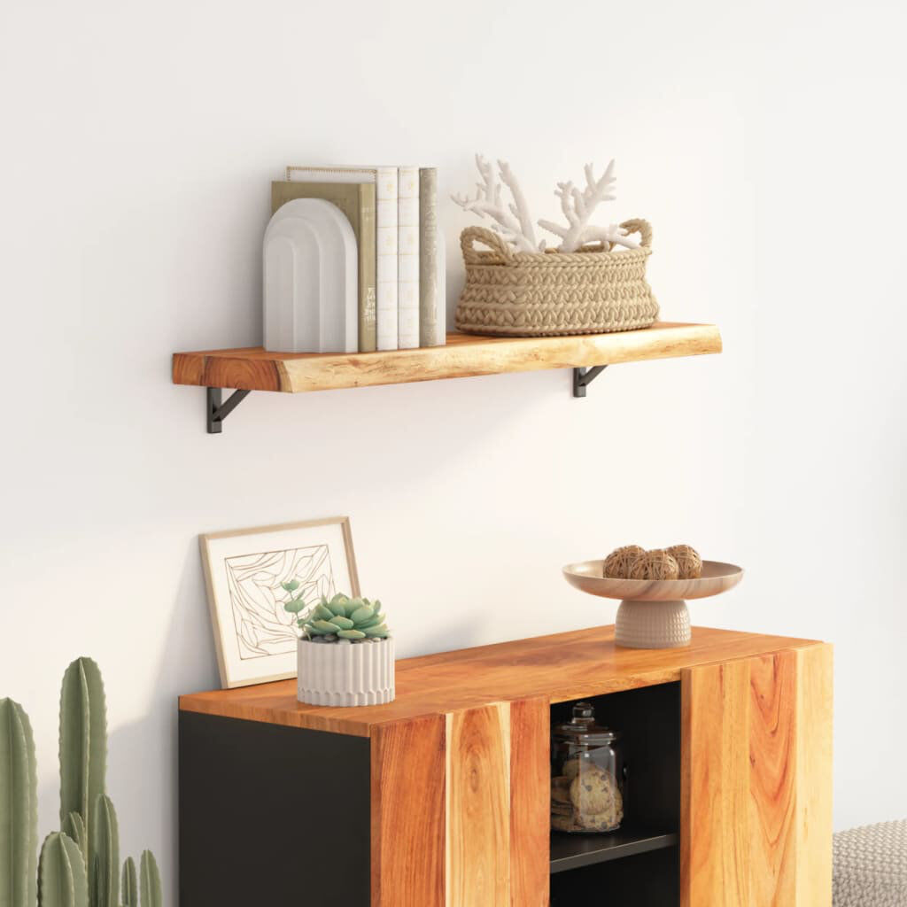 Alpen Home Shammi Floating Shelf Brown 3.8cm H x 100cm W x 20cm D