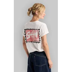 Burton Throwback 92 T-Shirt stout white Gr. M