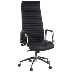 Drehstuhl Aspera 20 Schwarz/Silberfarben