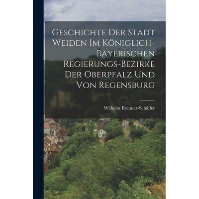 Geschichte der Stadt Weiden im königlich-bayerischen Regierungs-Bezirke der Oberpfalz und von Regensburg, Taschenbuch von Wilhelm Brenner-Schäffer,