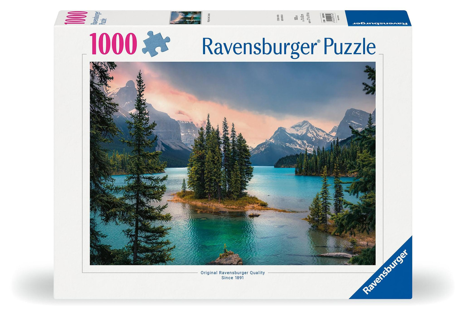 Ravensburger Puzzel Canada Maligne Lake - 1000-delige puzzel voor volwassenen