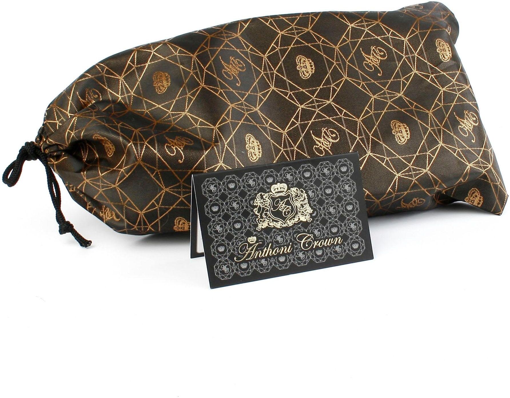 Ledergürtel ANTHONI CROWN, Damen, Gr. 75, schwarz, Leder, unifarben, Gürtel Ledergürtel, mit exklusiver Koppelschliesse, Eidechse schwarz 75