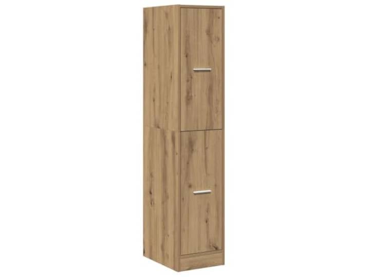 Helloshop26 Apothekerschrank, klassisch, 30 x 41 x 144,5 cm, aus Holz, Eiche, handwerklich gefertigt, 02_0050627