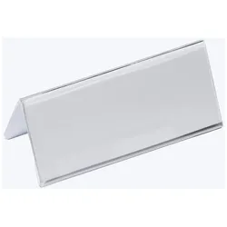 DURABLE Tischnamensschilder transparent 15 cm x 6.1 cm
