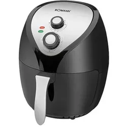 Bomann Friteuse FR 6002 H CB, Fritteuse, Silber, Schwarz