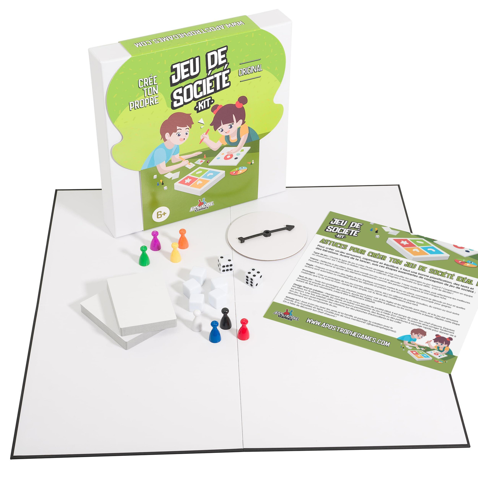 Apostrophe Games knutselset om je eigen gezelschapsspel te maken