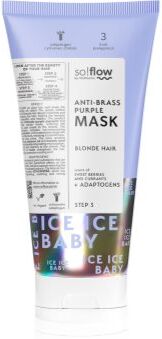 so!flow Cooling Mask Blonde Hair máscara para cabelo neutraliza tons amarelados 200 ml. Cooling Mask Blonde Hair