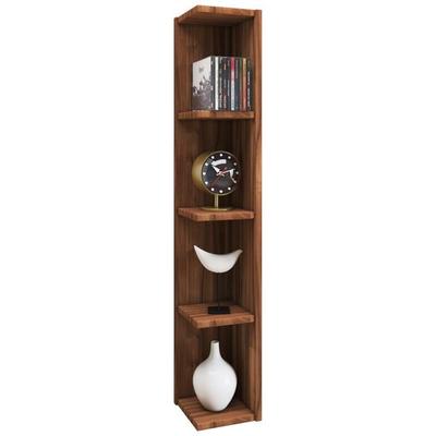Holz Stand Regal Aufbewahrung Deko Eckregal Honsa