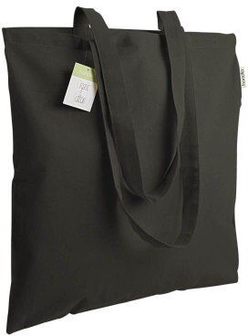 Shopper cotone organico 100%  38x42 cm manici lunghi Personalizzate o neutre
