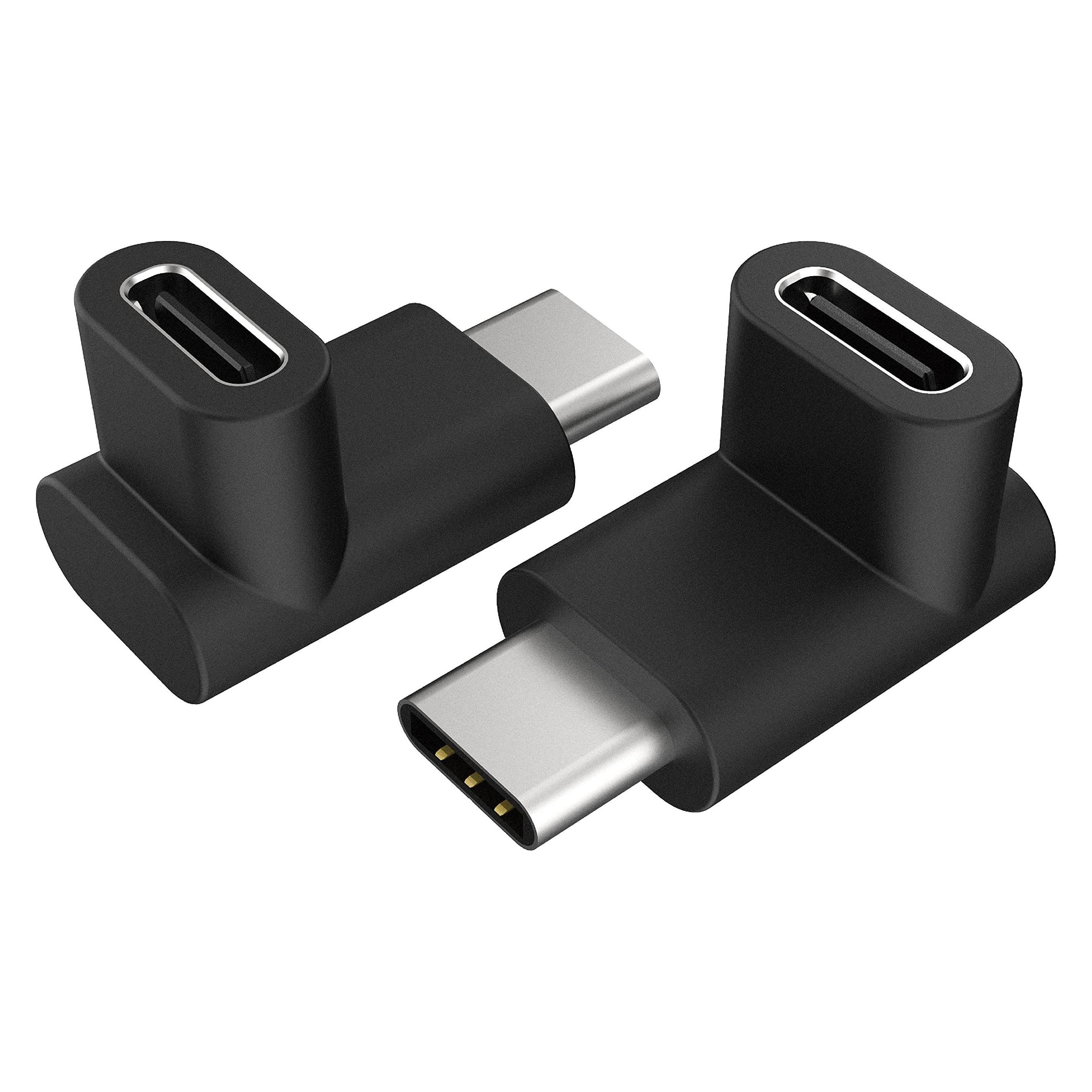 Akasa rechtwinkliger USB-C Adapter - 2 Stück (USB-C, USB-C) (AK-CBUB63-KT02)