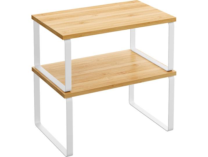 SONGMICS Étagère à épices\, lot de 2\, étagère de cuisine\, organisateur\, extensible