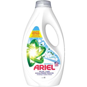 Ariel Waschmittel Universal+ Vollwaschmittel, flüssig, Frische Baumwollblüte, 1,125 L, WL 25
