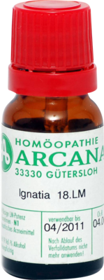 ARCANA Dr. Sewerin GmbH & Co.KG IGNATIA LM 18 Dilution 10 ml 02602298
