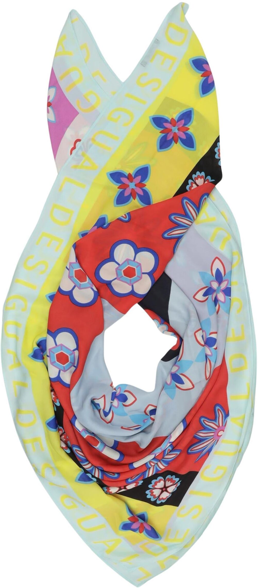 Desigual Damen Schal oder Tuch, Mehrfarbig, Baumwolle - Second Hand