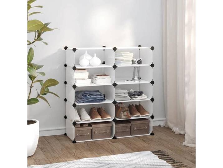 Étagère à chaussures-Meuble à chaussures-Étagère de rangement Transparent 84x32x88 5 cm PP 379336