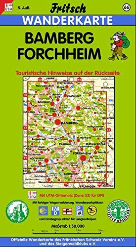 Fritsch Landkartenverlag - Fritsch Karten, Nr.66, Bamberg, Forchheim (Fritsch Wanderkarten 1:50000) - Preis vom 30.09.2026 09:01:18 h