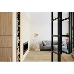 Parador Modular ONE Hydron Designboden Eiche Urban hell gekälkt Holzstruktur Landhausdiele 1290x5,5x196 mm