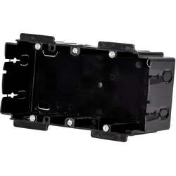 f-tronic 7370040 Kabelkanaldose E834, 2-fach, f. hängende Befest., 68x142x47mm  - 10 Stück