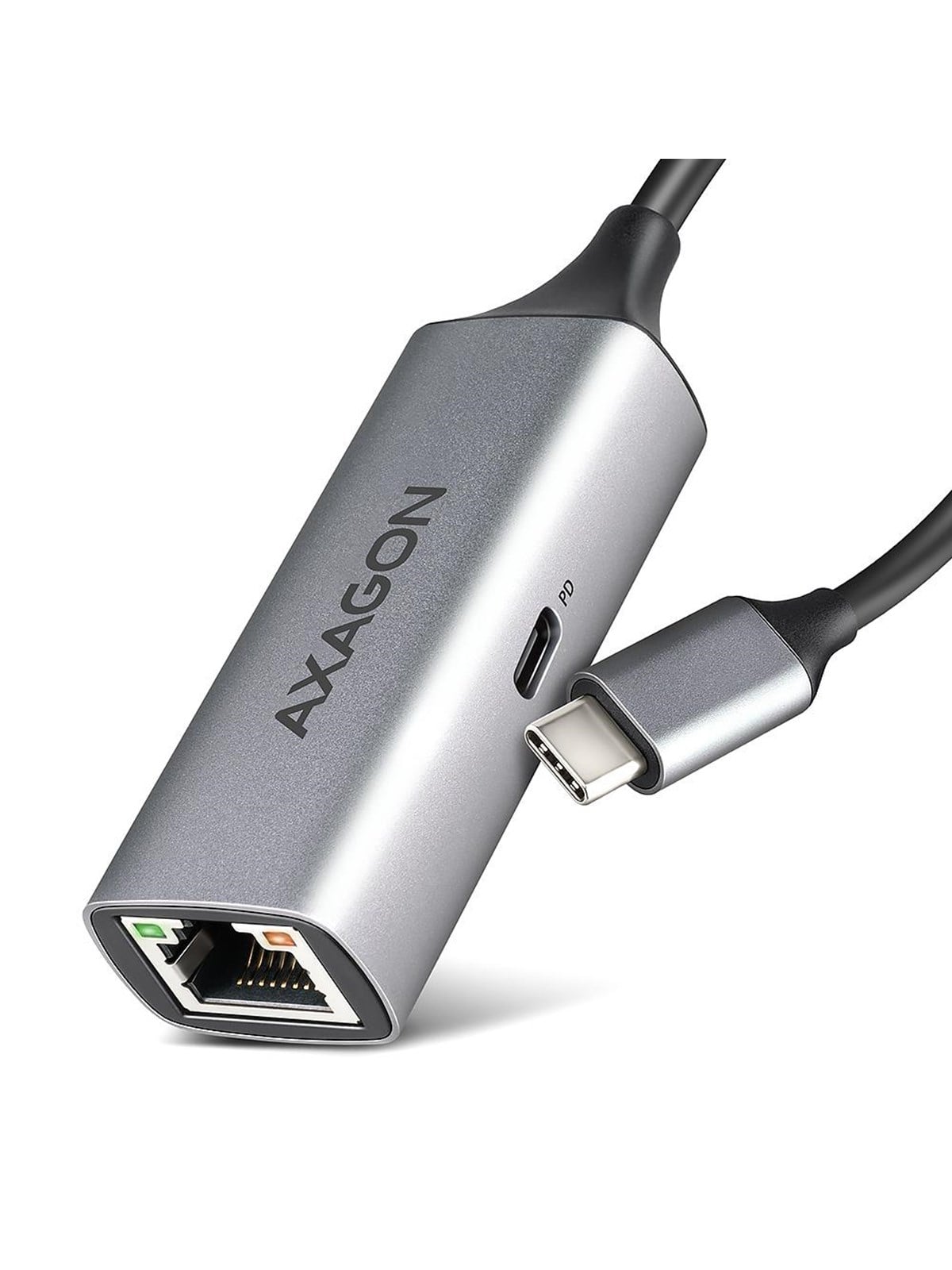 AXAGON ADE-TXPD USB-C Gigabit-Ethernet-Adapter Power Delivery 100W