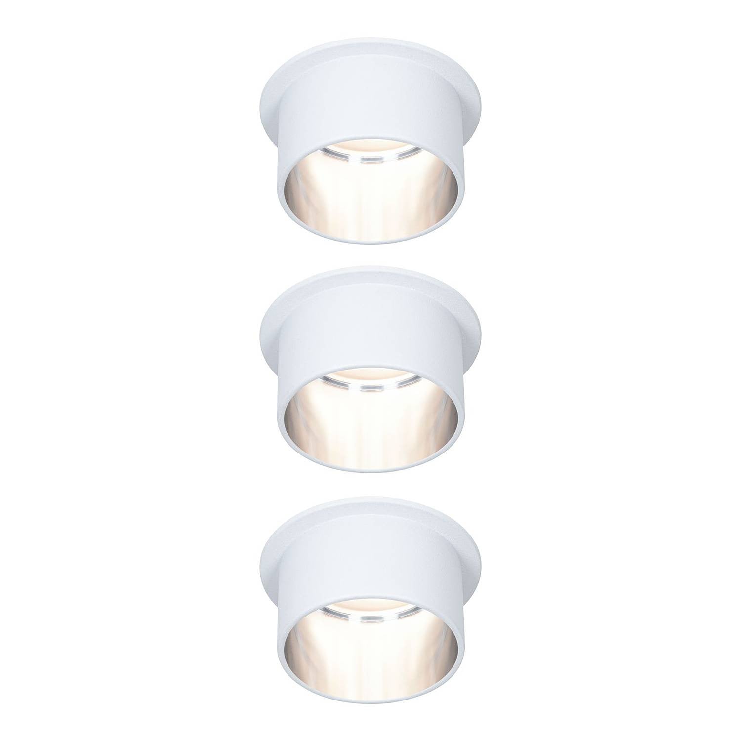 Paulmann LED-inbouwlamp Gil wit warm wit 2700K