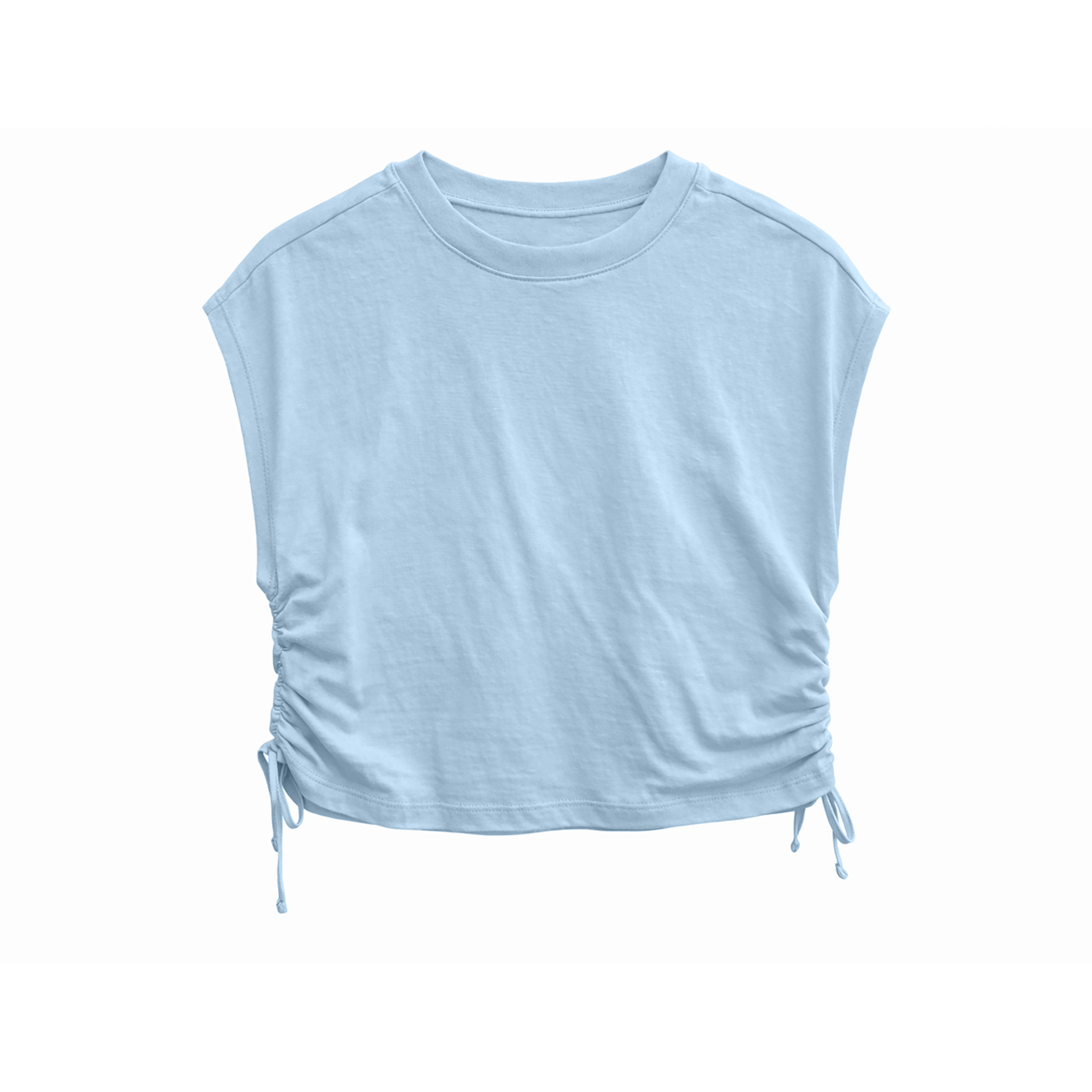 Mazine Tie Detail Damen T-Shirts blau Größe L Lifestyle Hautfreundlich