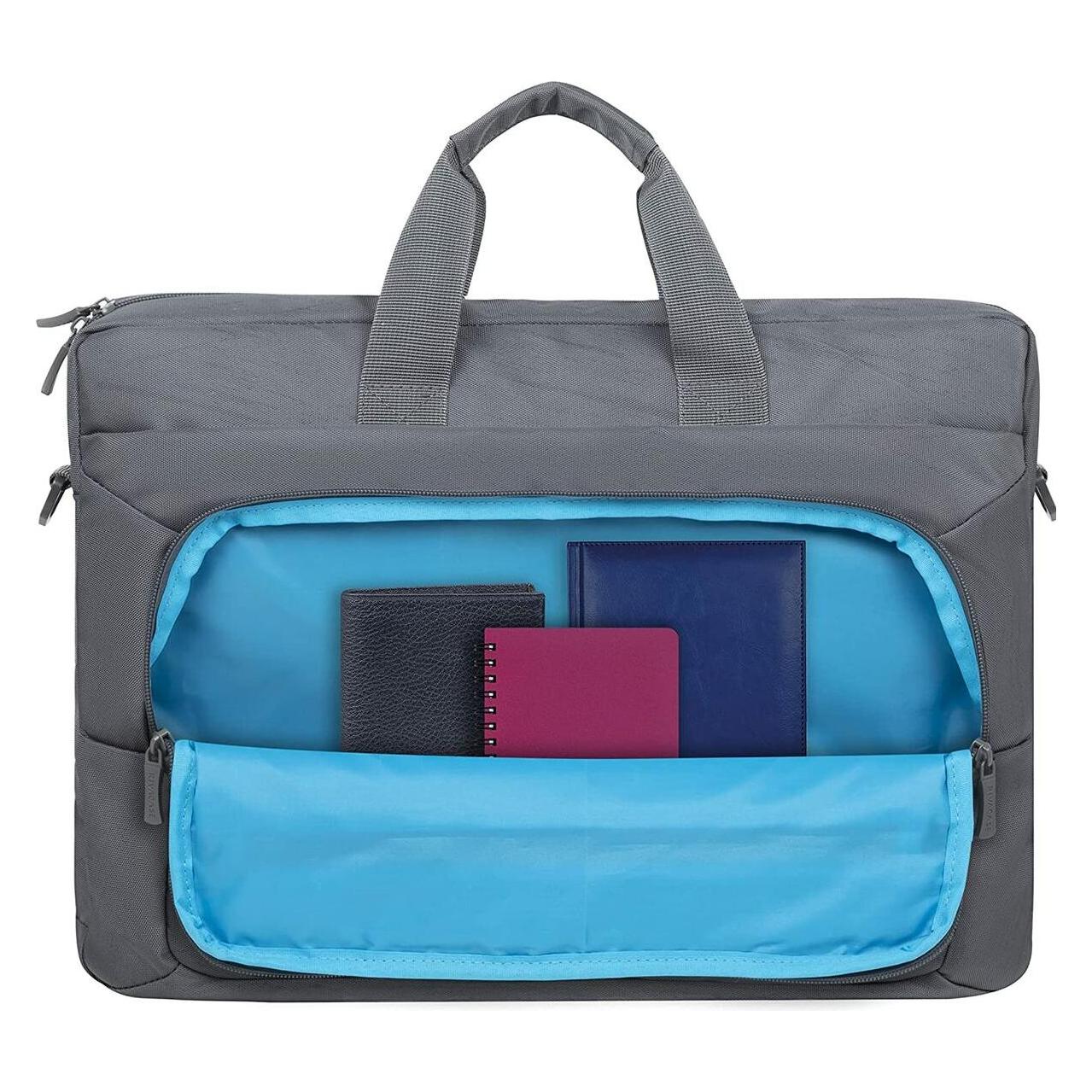 Rivacase ECO Notebooktasche "Alpendorf" 15.6", 7531 Grau (16", Universal) (4260709019949)