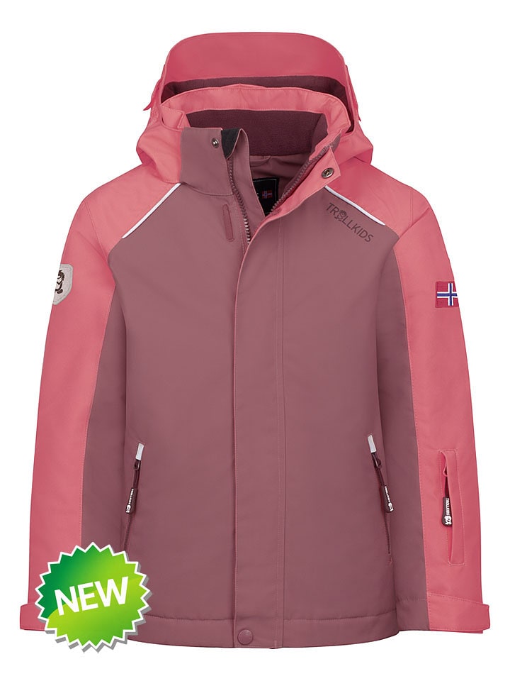 Trollkids Ski-/ Snowboardjacke "Holmenkollen Pro" in Rosa - 152