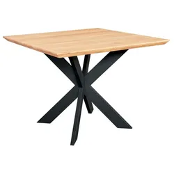 Elfo Esstisch Swetlana 100 x cm Holz Braun Kernbuche