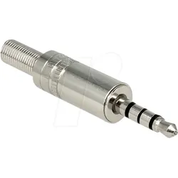 DELOCK 65546 - Delock Klinkenstecker 3,5 mm Stereo mit Knickschutz Lötversion