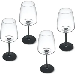 Mikasa Palermo Crystal White Wine Glasses, Set of 4, 400ml, Weingläser, Weiss