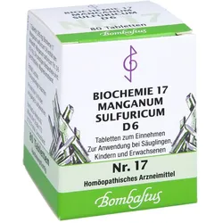 Biochemie 17 Manganum sulfuricum D 6