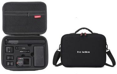 Everyday Crate Action Camera Carrying Case Waterproof Travel Shoulder Bag For Action 5 Pro, Action 4 & Action 3 black