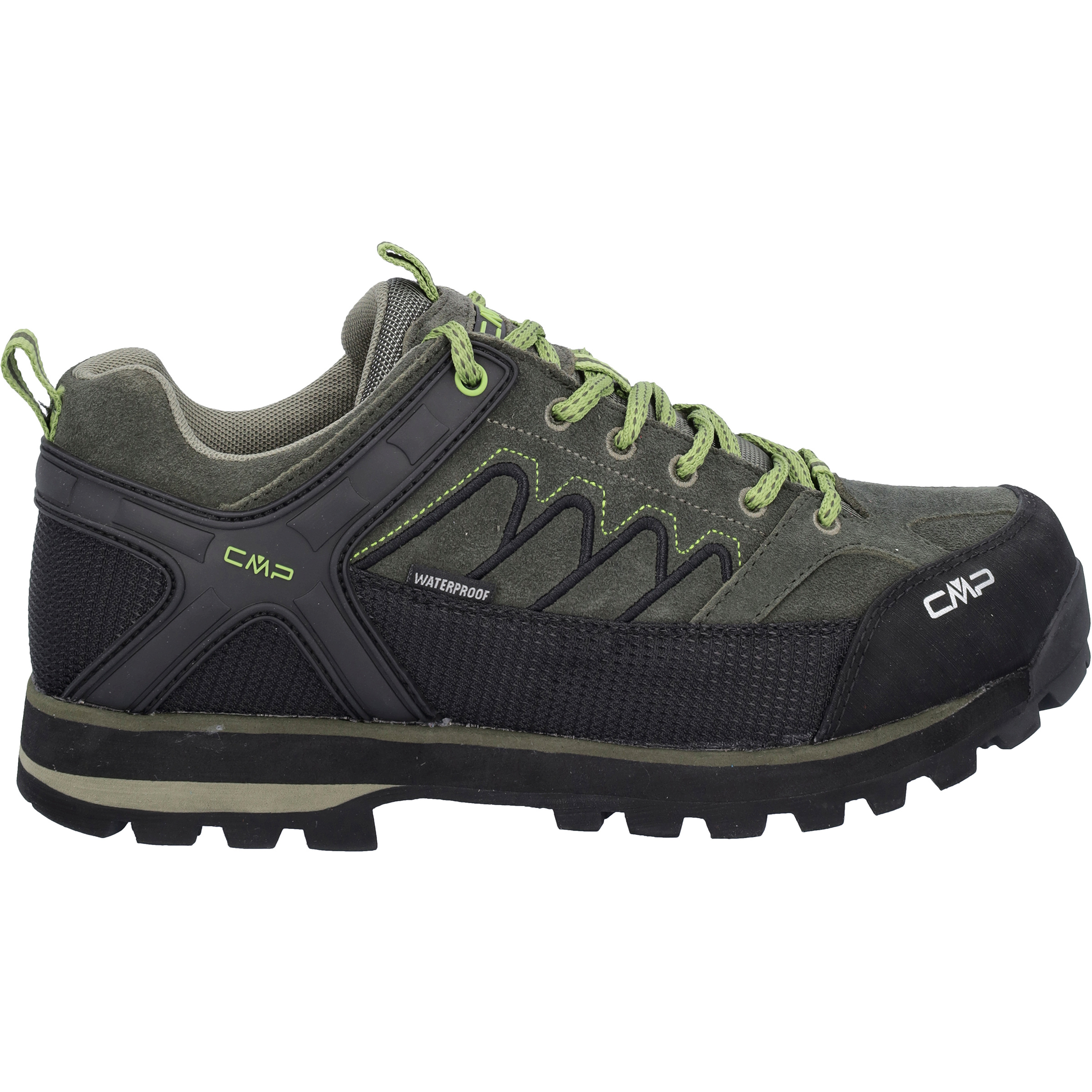 CMP Moon Low WP Herren Zustiegsschuhe gruen Größe 47 Trekking Wasserabweisend