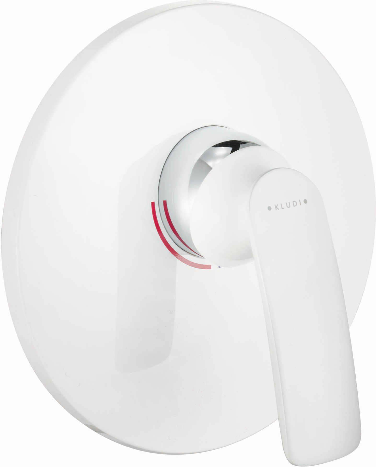 Kludi Balance White douche match0 526559175 chromé / blanc, pour montage encastré, garniture