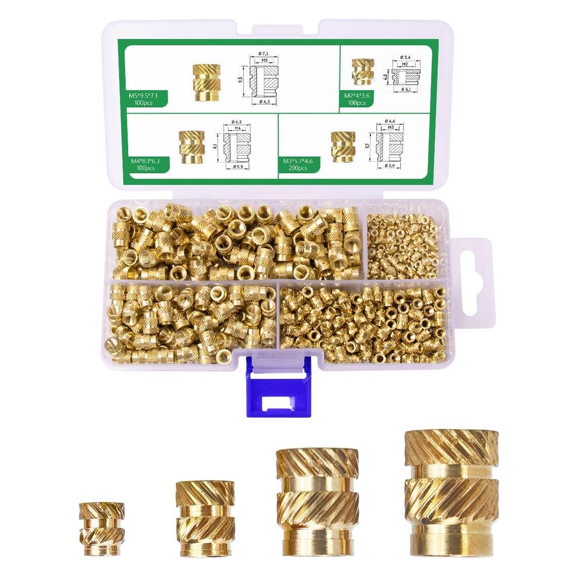 Mintion Assorted Threaded Insert Set - 500 pcs (Zubehör) (64929452)