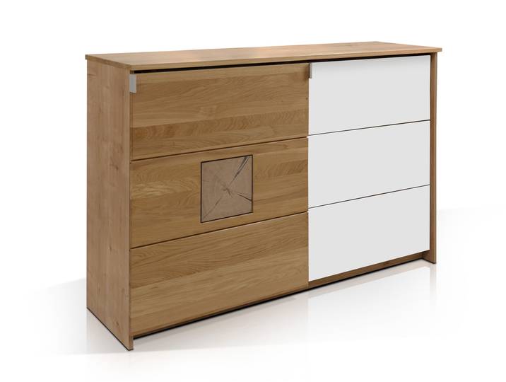 VALESCA Kommode mit massiver Front, Material Dekorspanplatte
