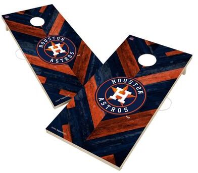 Skip's Garage Houston Astros MLB Cornhole Board Set