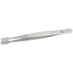 RS PRO, Pinzette, Flat tip tweezers 120mm