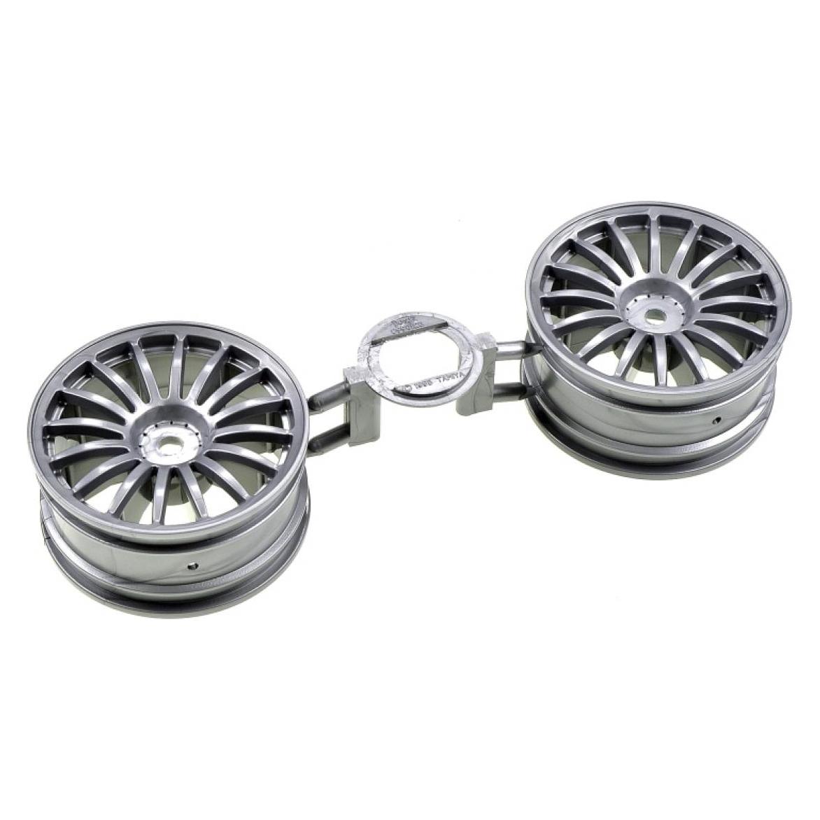 Tamiya 1:10 Felgen (2) 16-Speichen grau 26mm (300445605)
