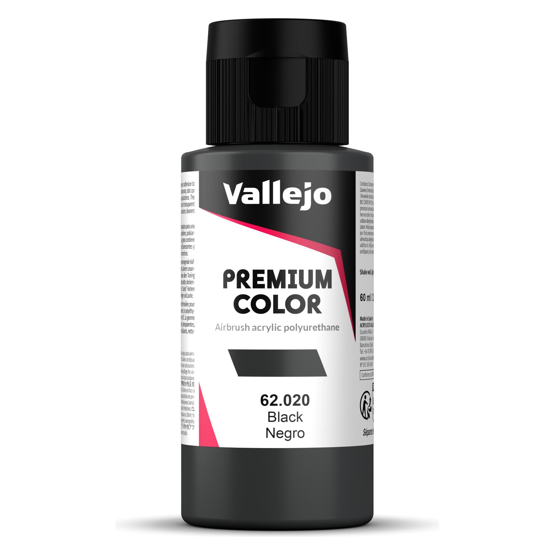 Vallejo Premium Airbrush Colors (60 ml) (62020)